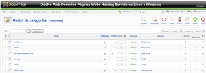 categorias en joomla